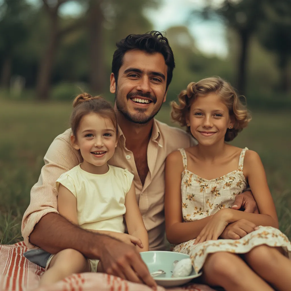 Carlos con su familia